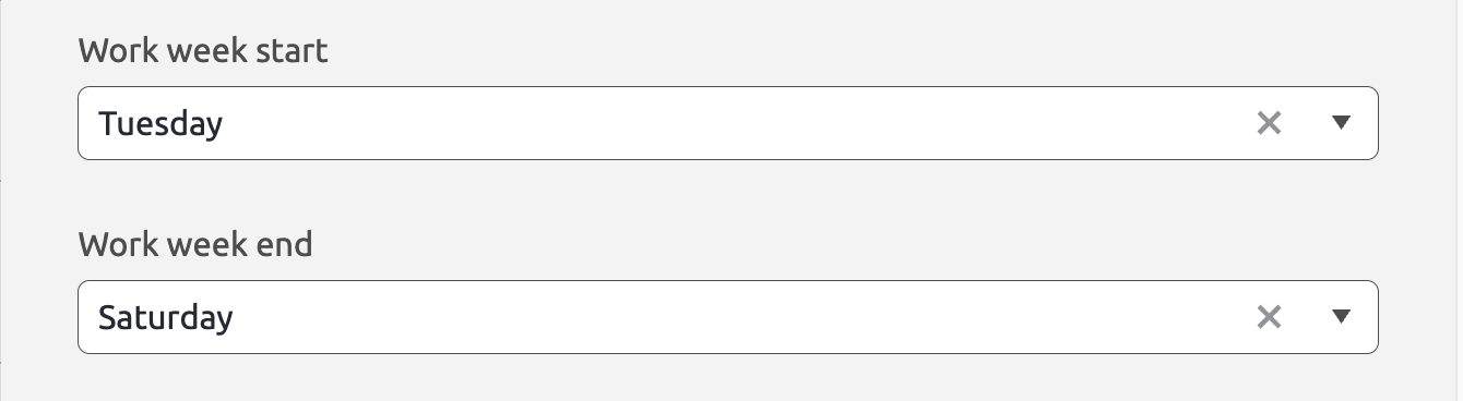 Scheduler Properties